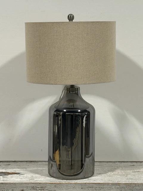 Pottery Barn Metallic Glass Table Lamp with Drum Shade – Invio Fine ...