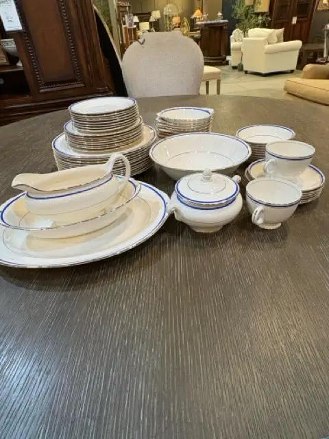 Homer Laughlin Nautilus Eggshell Dinnerware 57 Piece Set – Invio Fine ...