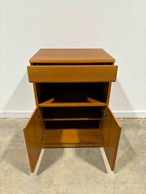 Teak Wood Multi Purpose Cabinet on Wheels – Invio Fine Furniture ...