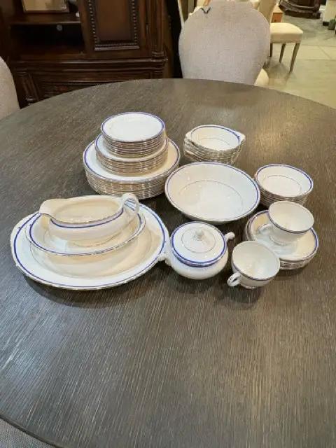 Homer Laughlin Nautilus Eggshell Dinnerware 57 Piece Set – Invio Fine ...